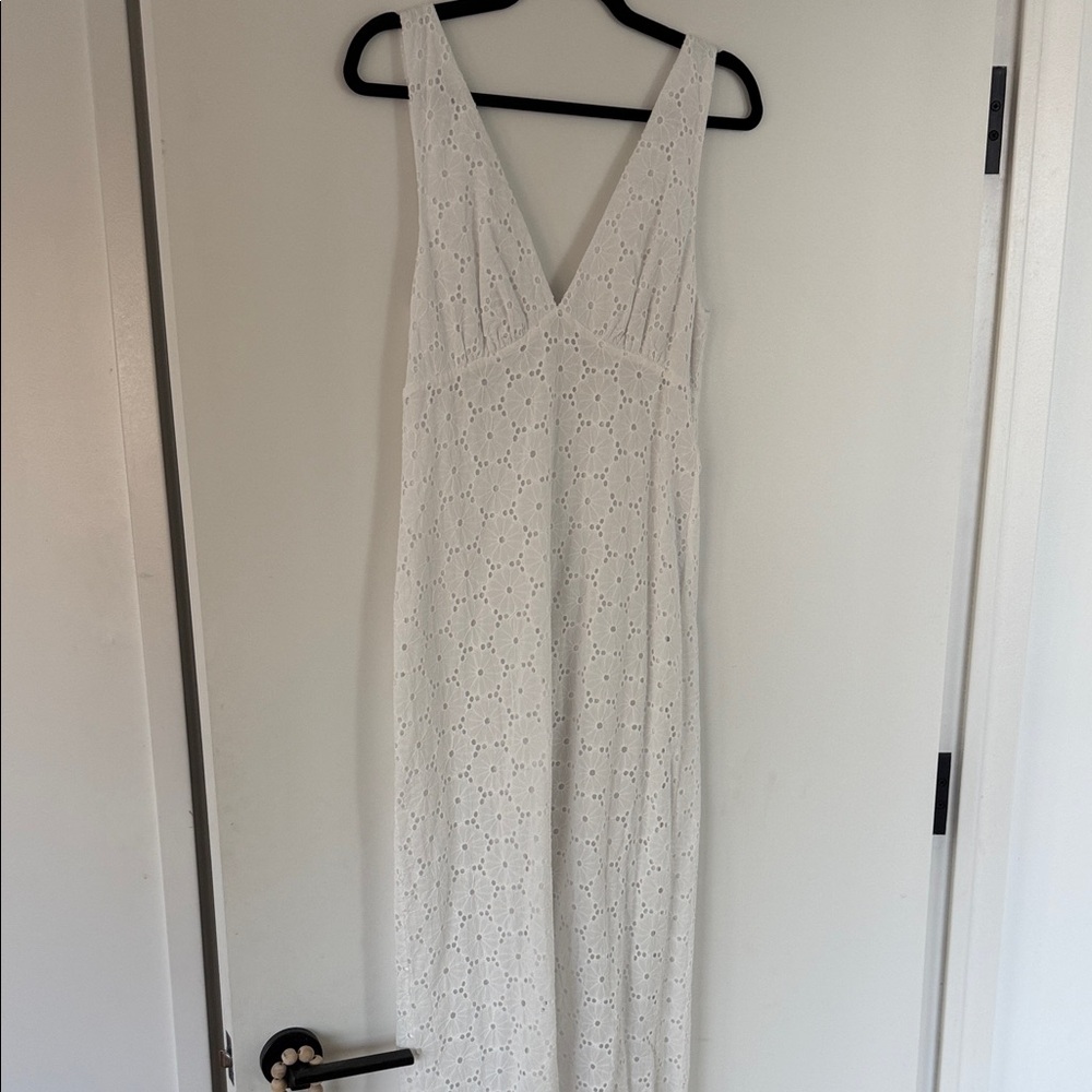 Lovers + Friends White Maxi Dress